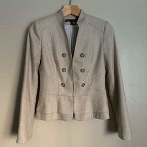 White House Black Market Textured Suit Jacket